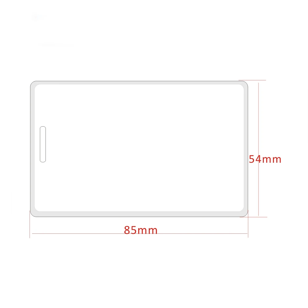 (50PCS/LOT) 125Khz RFID Rewritable Smart Cards Clamshell T5557 Thick Proximity For Access Control H ID Copier