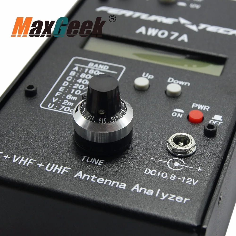 محلل هوائي Maxgeek 160 متر HF/VHF/UHF معاوقة SWR AW07A f/ Ham راديو Hobbists