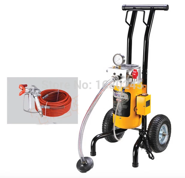 Professional airless paint sprayer M819-B with spray gun nozzle tip 517/519 extend pole electric paint spray equipment 395/490