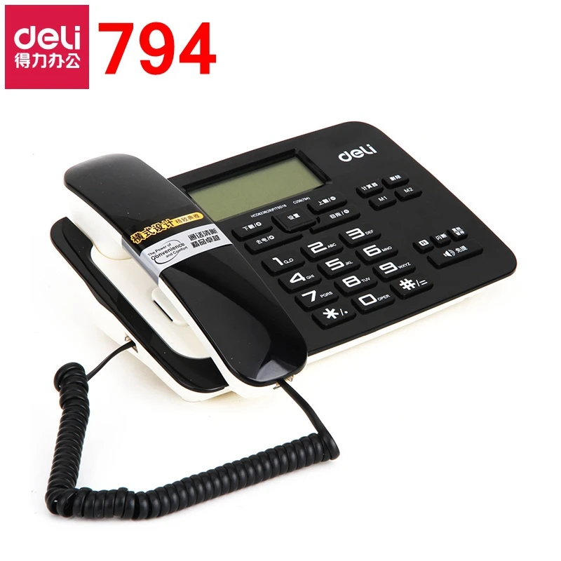 readstar deli 794 tipo de assento telefone telefones com fio telefone de escritorio em casa caller id exibicao registros data tempo exibicao 01