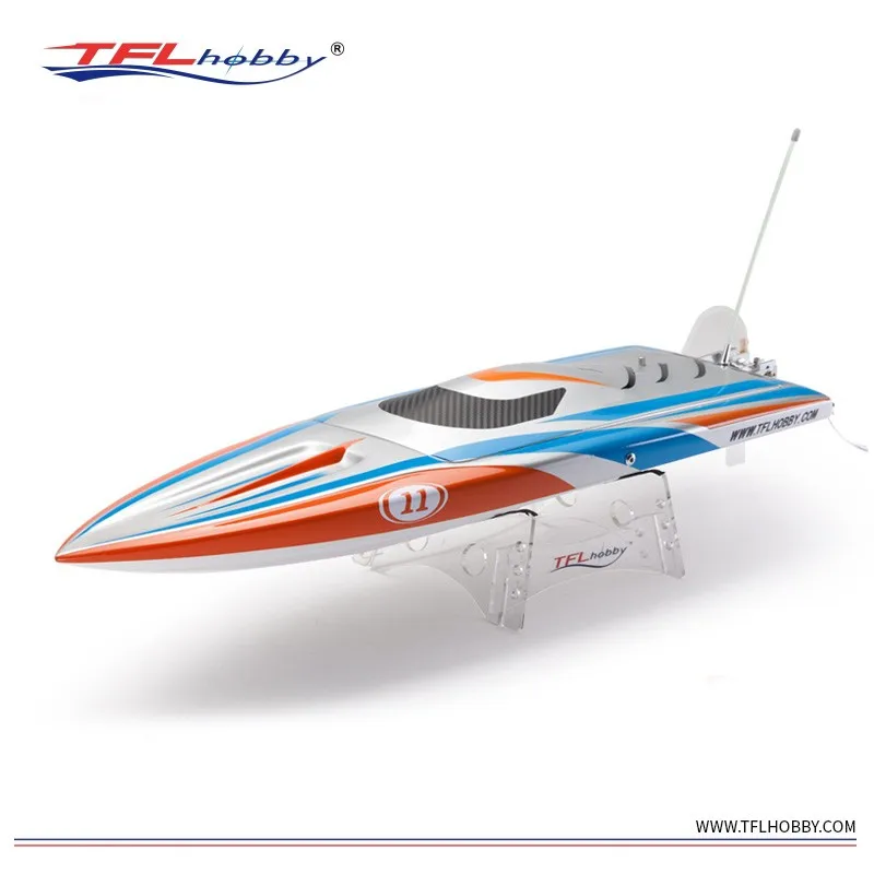 

1111 Rocket Fiberglass Racing Boat/Brushless Electric Boat White & Red Color with 2958 KV2881 Brushless Motor 70A ESC