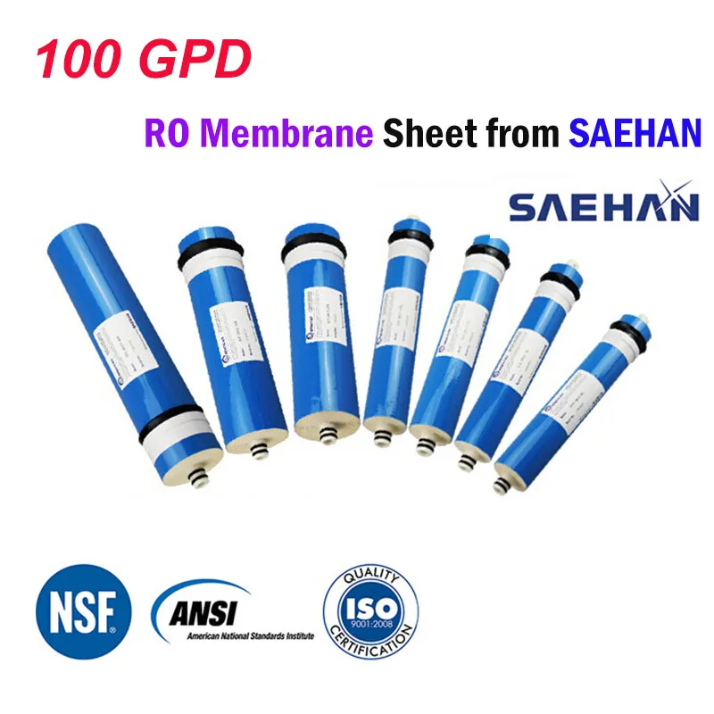 100GPD RO membrane sheet for housing residential water filter ro membrane reverse osmosis system with NSF/ANSI Standerd