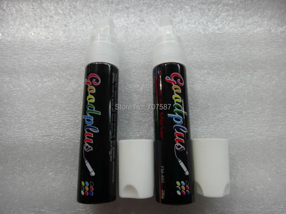 Flashcolor Neon Fluorescent Liquid Chalk MARKER ปากกา BOARD Sign 15 มม.สีขาว 8pcs