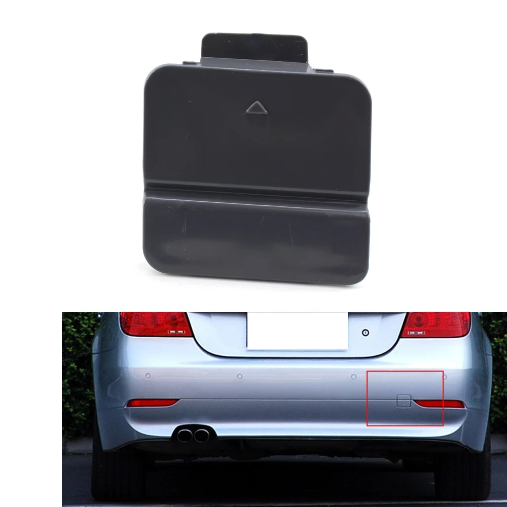 1X Rear Bumper Tow Hook Cover Cap For BMW E60 E61 04-07 520i 520d 523i 525i 525d 525xi 530i 530d 530xi 540i 545i 550i