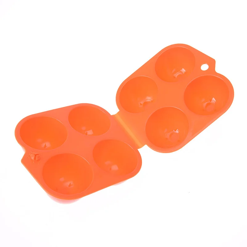 1PCS Egg Storage Box Container Kitchen Convenient Container Portable Hiking Outdoor Camping Carrier For 4 Eggs Case Box