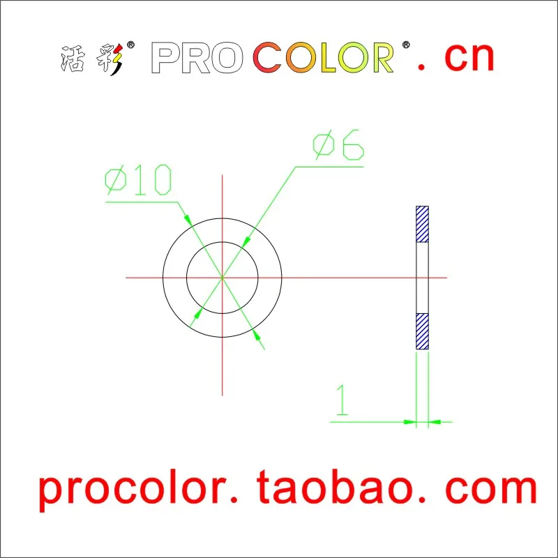 Juntas tóricas cuadradas de goma de silicona personalizadas, alta calidad y baratas, OD10, diámetro de 10mm, ID de 6, agujero de 1 y 1mm de espesor