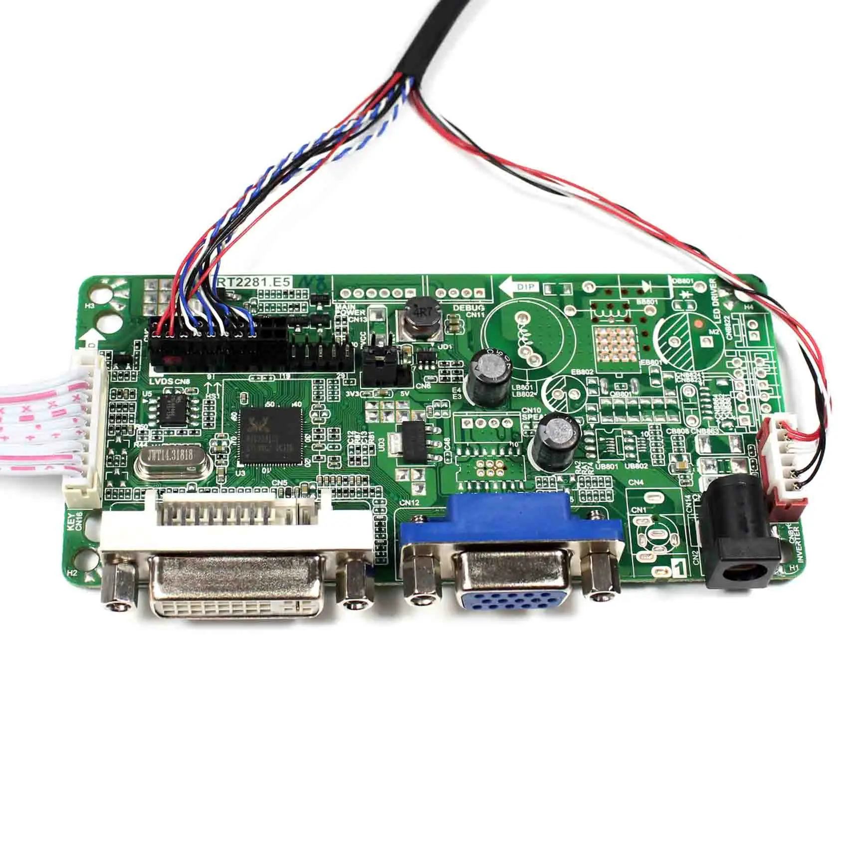 DVI VGA Lcd コントローラボード 15.6 "B156XW02 LTN156AT02 1366 × 768 LCD パネル