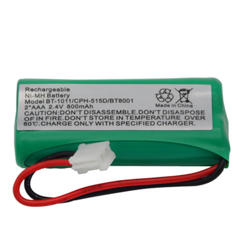 2pcs 2.4V 800mAh Ni-MH Cordless Phone Battery for Uniden BT-1011 BT-1018 BT1011 BT1018 BT-694