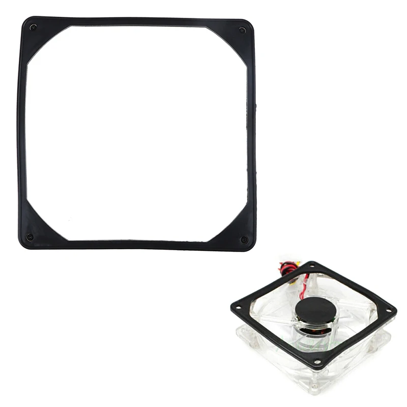 2pcs 80mm/1pc 140mm PC Case Fan Anti Vibration Gasket Silicone Shock Proof Absorption Pad