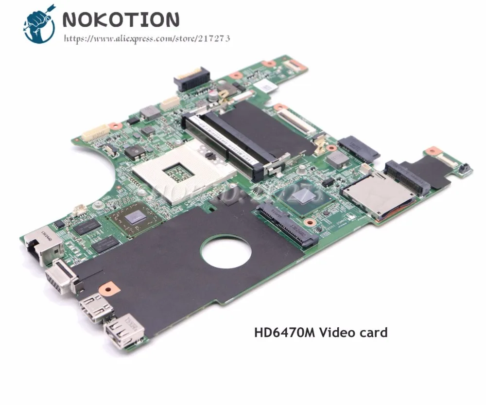 NOKOTION CN-07NMC8 07NMC8 7NMC8 MAIN BOARD For Dell Inspiron 14R N4050 Laptop Motherboard HM67 AMD Radeon HD 6470M 1G Free CPU