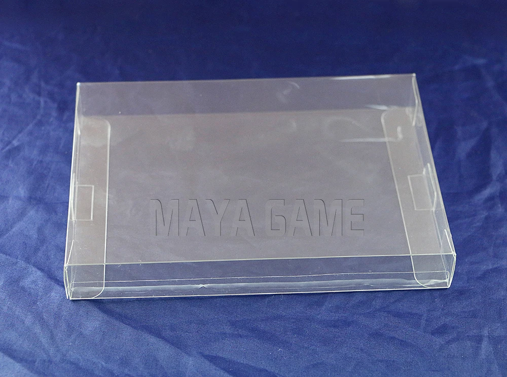 1 قطعة لصناديق ألعاب نينتندو شفافة 8 بت لصندوق ألعاب NES ألعاب CIB حافظة حماية بلاستيكية للحيوانات الأليفة لـ NES