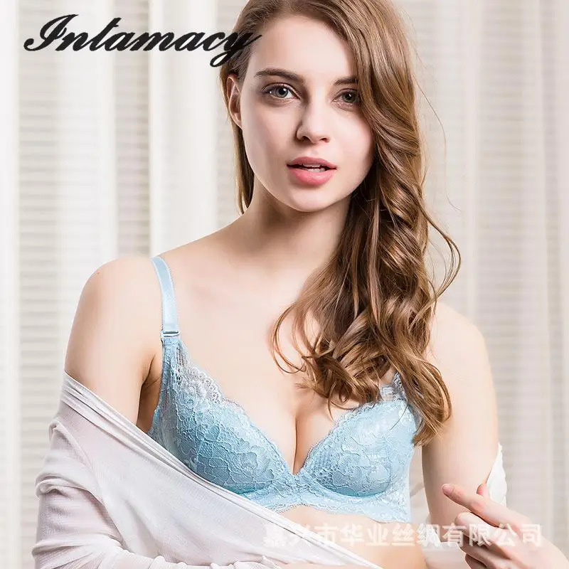 

100% Real Silk Bra, No Rim, Lace Edge, Sexy, Thin, Big Size