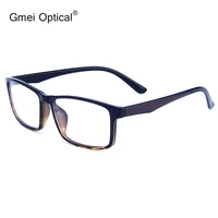Gmei, gafas ópticas rectangulares ultraligeras TR90 para hombres de negocios, monturas para anteojos recetados, monturas para mujeres, gafas con montura completa G6087