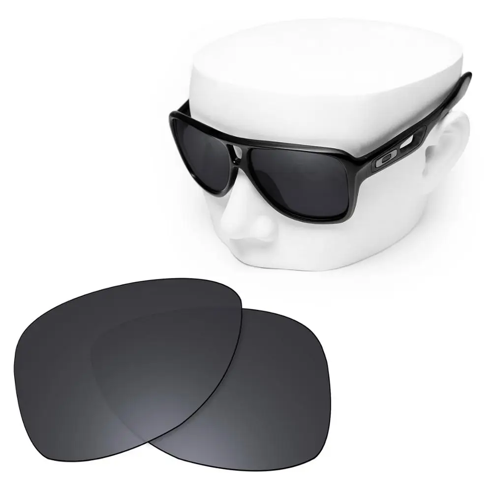 

OOWLIT Polarized Replacement Lenses of Black Dark Grey for-Oakley Dispatch 2 OO9150 Sunglasses