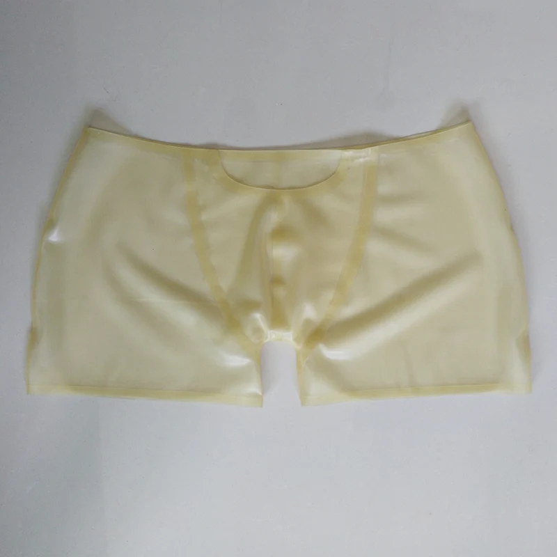 Latex Nice Shorts Fetish Underwear Cosplay underpants with penis hole and Codpiecs