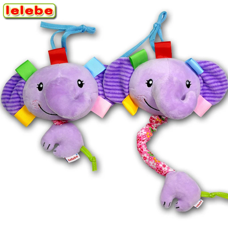 lelebe 2017 Baby Infant Toy Soft Handbells baby appease the toys and music Rattles toy Developmental Toys Child gift free
