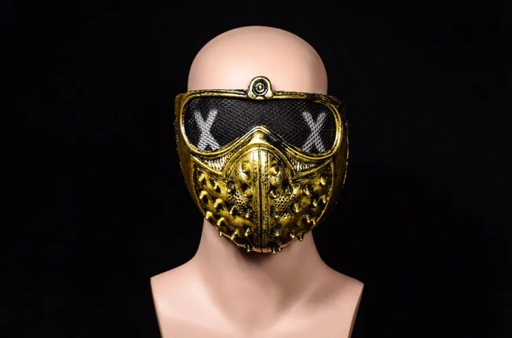 Halloween punk devil COS anime stage performance mask street dance ghost step personality rivet death cool mask