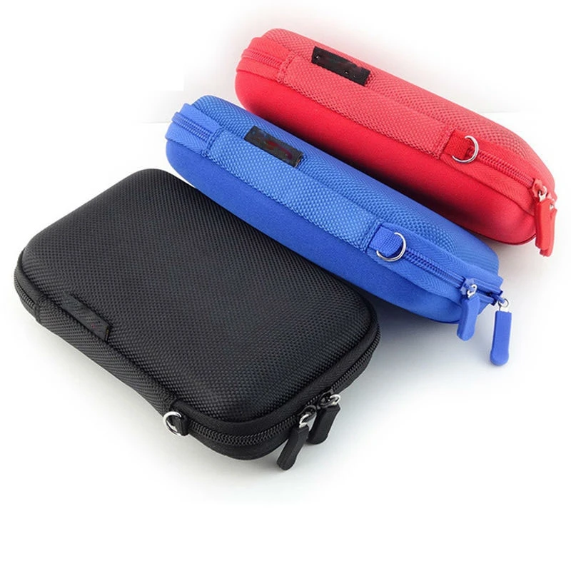 Aipinchun – Mini étui rigide à fermeture éclair pour écouteurs, sac numérique de protection, organisateur de câbles Usb, pochette Portable pour écouteurs
