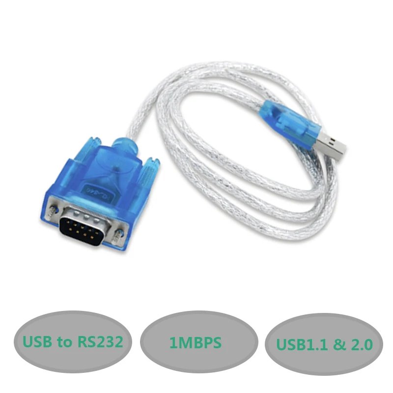 USB to RS232 Serial Port 9 Pin DB9 Cable Serial COM Port Adapter Convertor With Female Adapter Supports for Windows 8