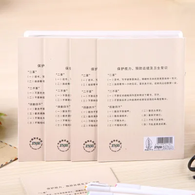 10 pcs Chinese Character Exercise Workbook Practice Writing Chinese Pen Pencil Calligraphy Notebook Copybook TianZi Writing Book