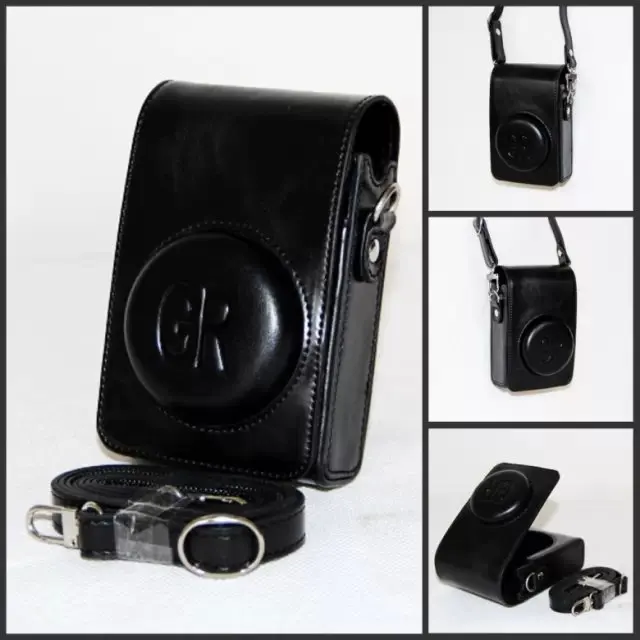 High quality Camera Bag Case Suitable For Ricoh GR Camera Imitation PU leather Case Bag Black Brown Coffee