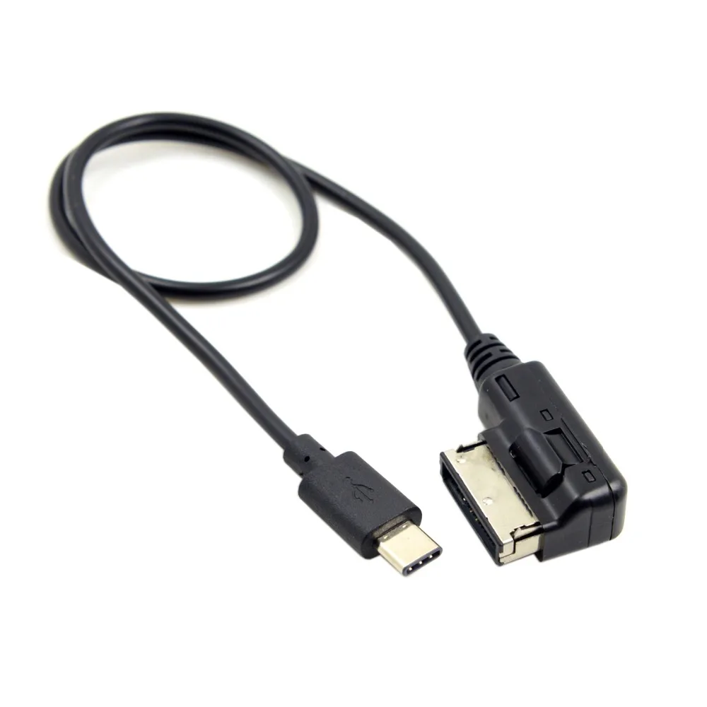 Media In AMI MDI USB-C USB 3.1 Type C Charge Adapter Cable For Car VW AUDI 2014 A4 A6 Q5 Q7 & for Chromebook