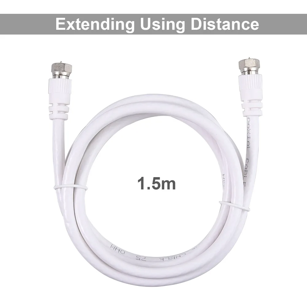 LiNKFOR 3-Weg Coax Kabel Splitter MoCA 5-2500MHz 3 Weg TV / CATV Breitband Splitter Für home TV Ausrüstungen