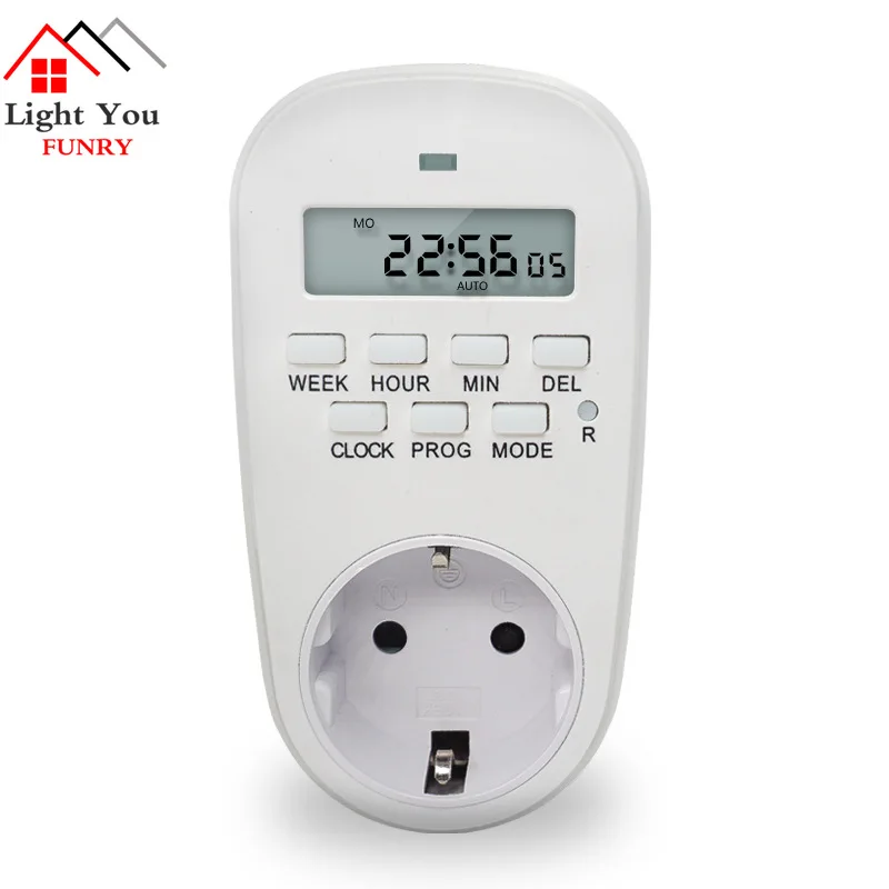 

German Standard Mechanical Timing Socket Household Smart Countdown Power Switch Socket Energy Saving Socket 230V 16A