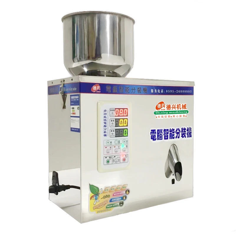 

Automatic Dividing Machine Powder Tea Packing Machine Filling machine 1-25/50/100/200/500g Packing machine Small Packer