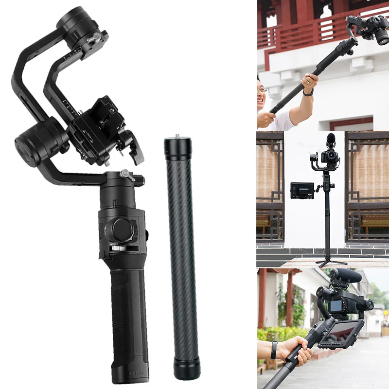 Handheld Pole Stick Telescopic Extension Camera Gimbal Stabilizer Extension Selfie Stick Rod Holder Bracket Accessories