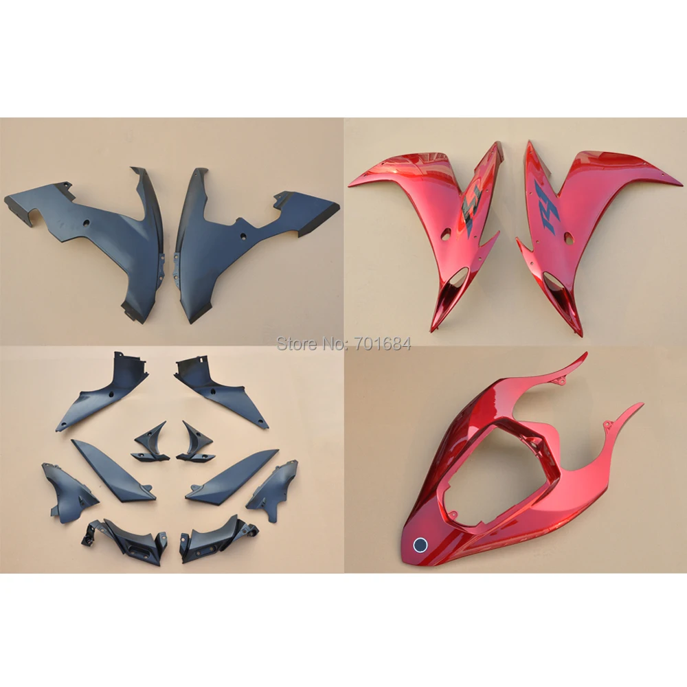 New Motorcycle UV Paint Full Fairing Kits Bodywork Fairing Injection Mold For Yamaha YZF R1 2004-2006 05 06  [CK1212]