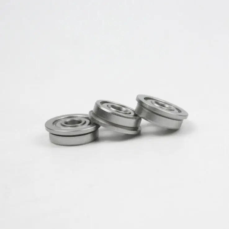 50pcs SMF84ZZ  S MF84ZZ ABEC-5 4x8x3 mm Stainless Steel SUS440C Flange Deep Groove Ball bearing shielded 4*8*3mm MF84 ZZ Z