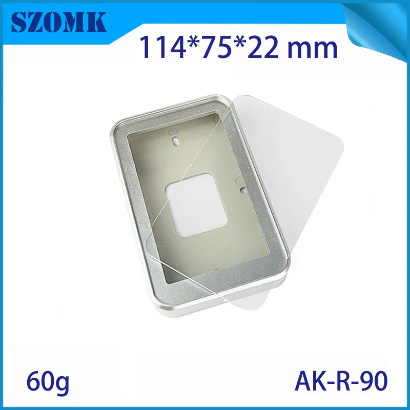 

10Pcs 114*75*22mm plastic enclosure for pcb distribution box RFID plastic access control instrument housing case