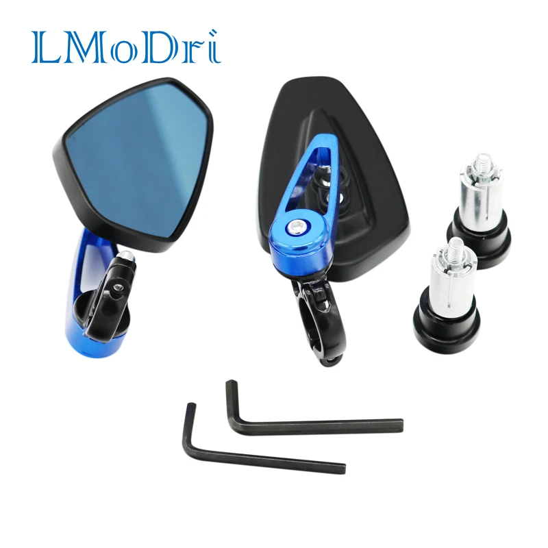 

LMoDri Universal 7/8"" 22mm handle bar motorcycle bar end mirror Motorcycle Mirror