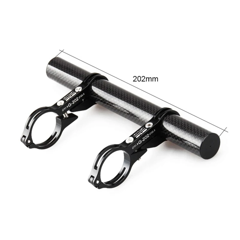 GUB G202 Bicycle Handlebar Extender Lengthened Design Carbon fiber/Aluminum Alloy Mountain Bike Mount Mobile Phone Holder image 2