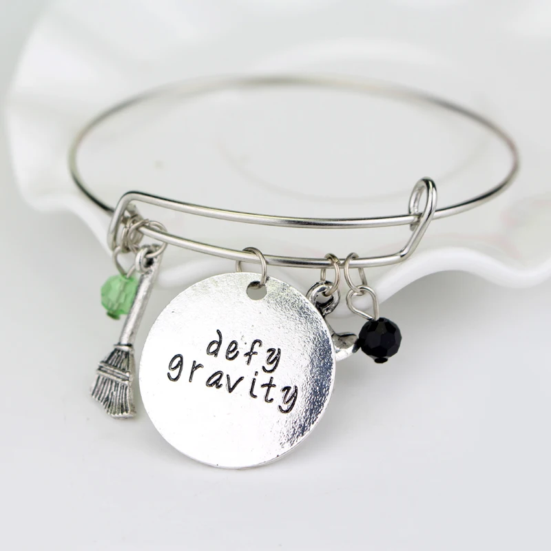 Wicked the Musical Inspired Crystal Bangle Bracelet \