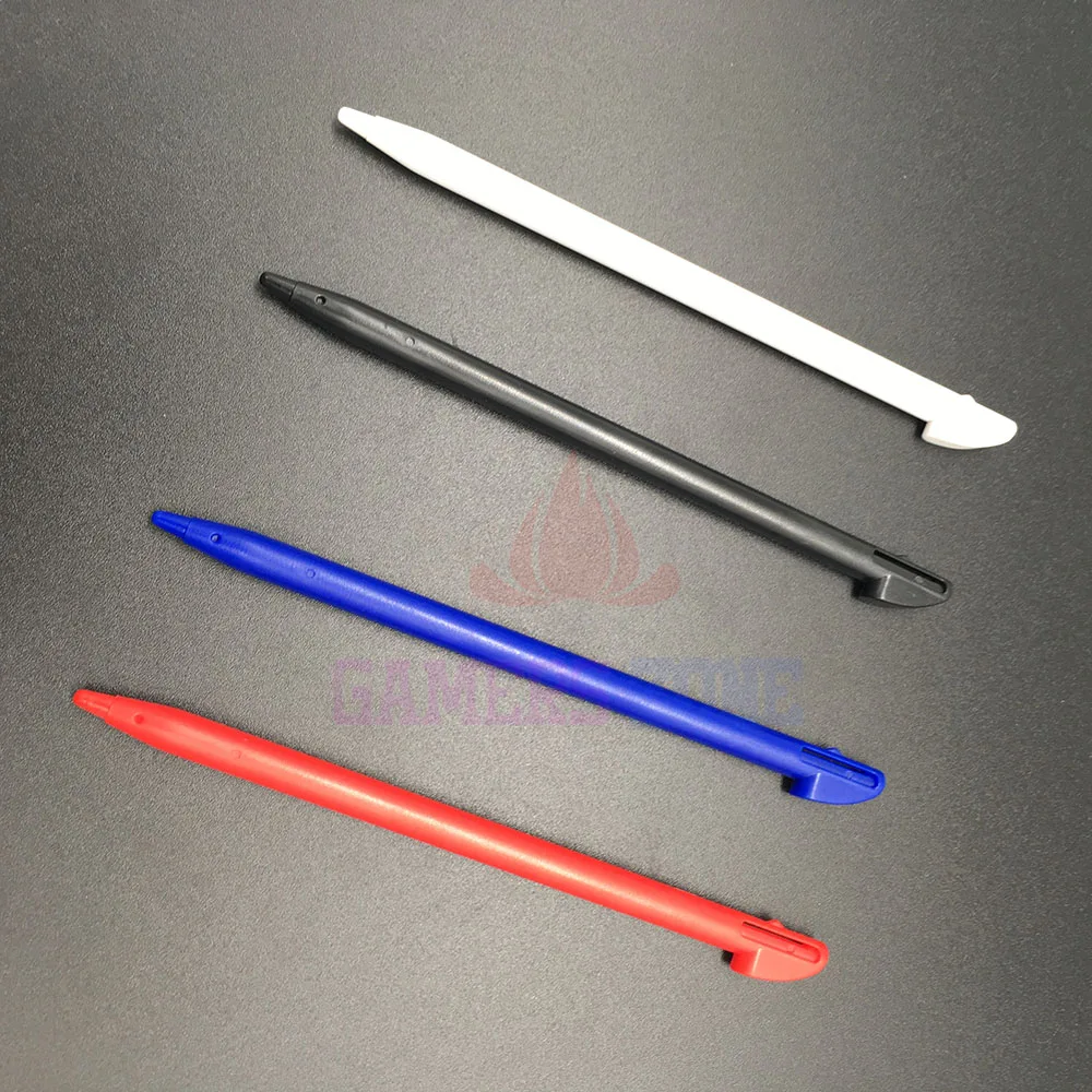 2 pezzi di ricambio nero bianco rosso blu stilo per Nintendo 3DS XL LL 2012 versione penna touch screen