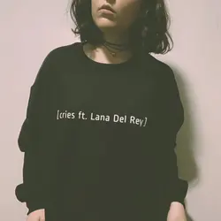 Skuggnas-Sudadera de Lana Del Rey para hombre y mujer, prenda de vestir Unisex, de manga larga, estilo Grunge, a la moda