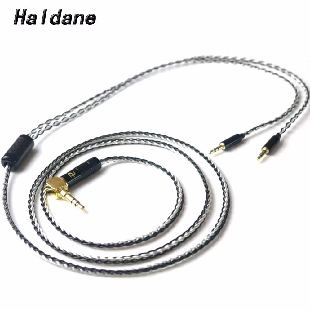 Free Shipping Haldane 3.5/2.5/4.4mm Balanced Silver Plated Upgrade Cable for HE400i HE1000 HE6 HE500 he560 EDX V2 Headphones