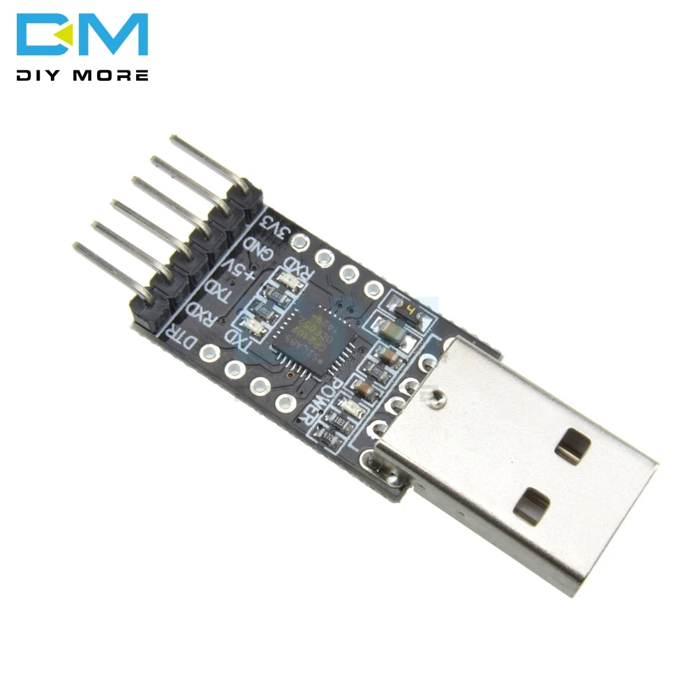 CP2102 Controller Transceiver Usb 2.0 Naar Ttl Uart Eeprom Module 6 Pin 6Pin Seriële Converter Stc Vervangen FT232 Module