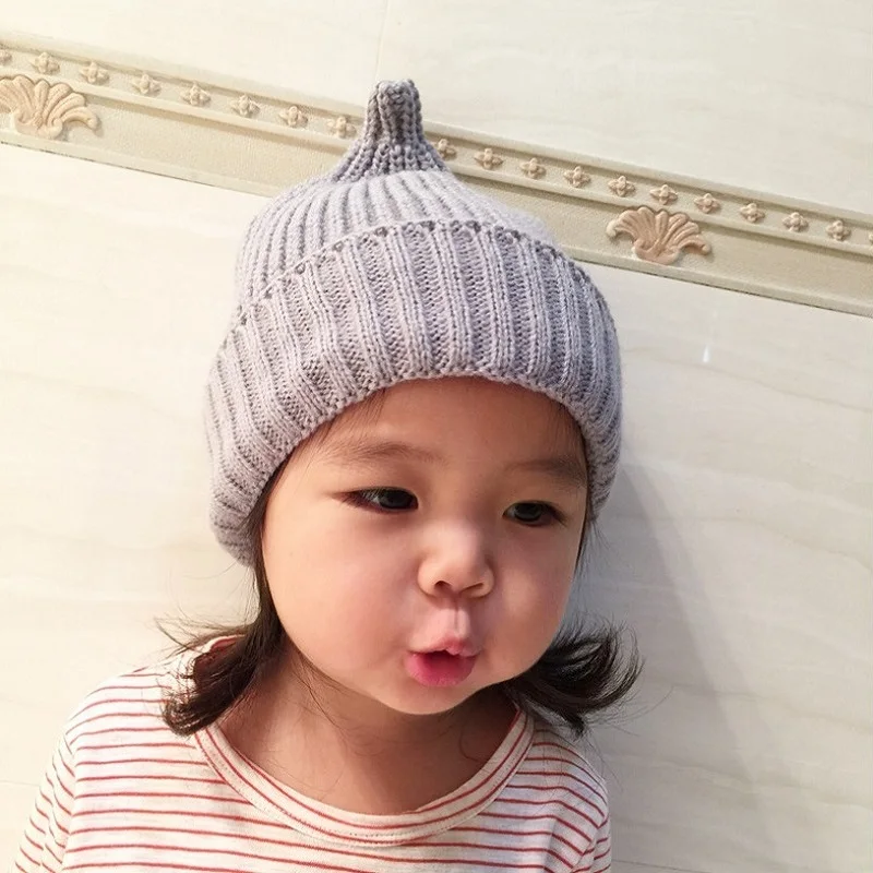 Girls Boys Hats Women Parent-Child Hat Kids Winter Caps Bonnet Enfant For Children Baby Muts KF080