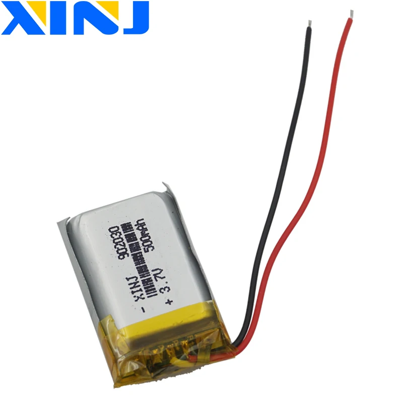 3.7V 500mAh 1.85Wh ricaricabile Li Lithium Polymer Lipo BatteryCell 902030 per GPS MP3 MP4 Car Camera Record Pen Headset DashCam