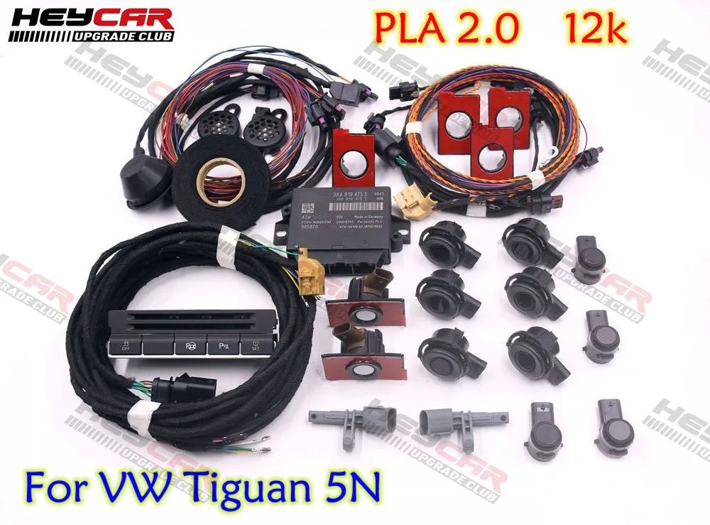 Front & Rear Parking & Park Assist PLA 2.0 OPS Parking UPGRADE KIT 0K TO 12K For VW Tiguan 5N 3AA 919 475 M/S