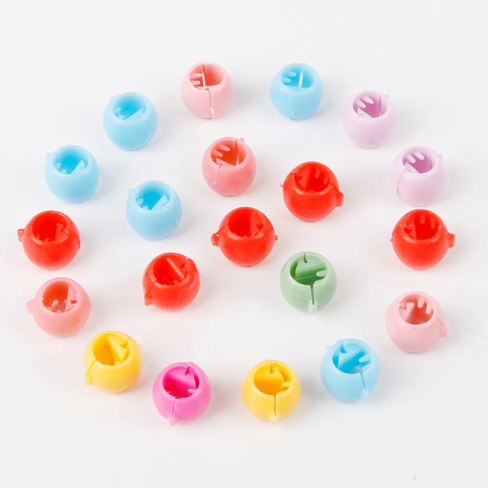 10PC Mini Plum Blossom Hair Claw Clips For Girls Cute Candy Colors Plastic Hairpins Hair Braids Maker Hair Accessories