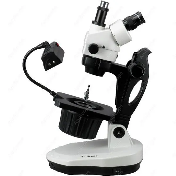 

Stereo Zoom Microscope-AmScope Supplies 7X-45X Advanced Jewel Gem Stereo Zoom Microscope