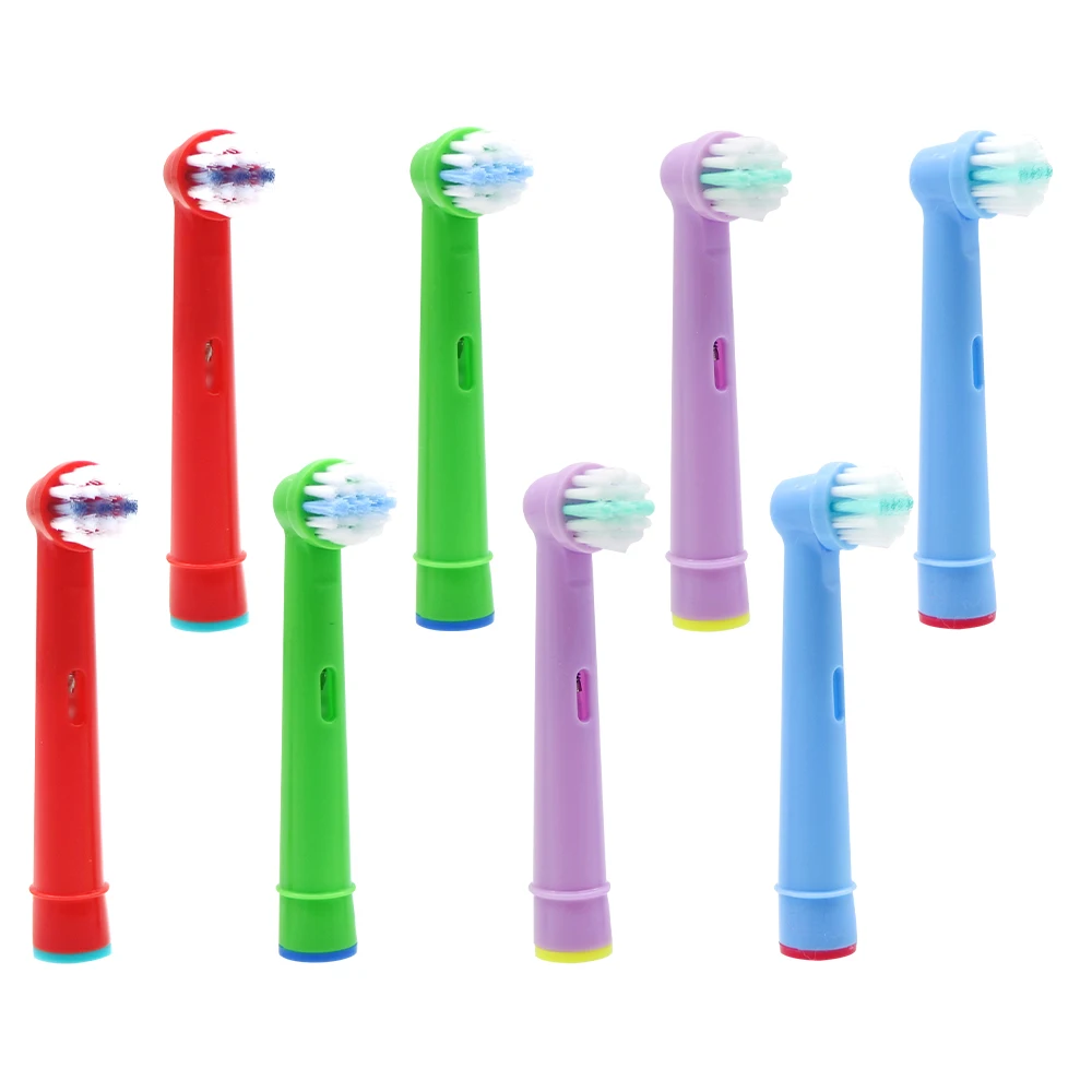 8pcs Replacement Children kids Brush Heads for Oral B D19 OC18 D811 D9525 D9511 D25 D30 Princess /Car /Mickey Tooth Brush Heads