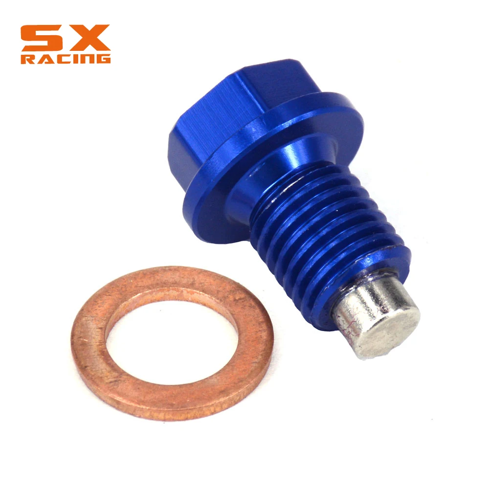 Motorcycle CNC M10*1.25 Billet Magnetic Frame Oil Drain Plug Bolt For YAMAHA YZ125 YZ250F YZ450F YZ250FX WR250F WR450F