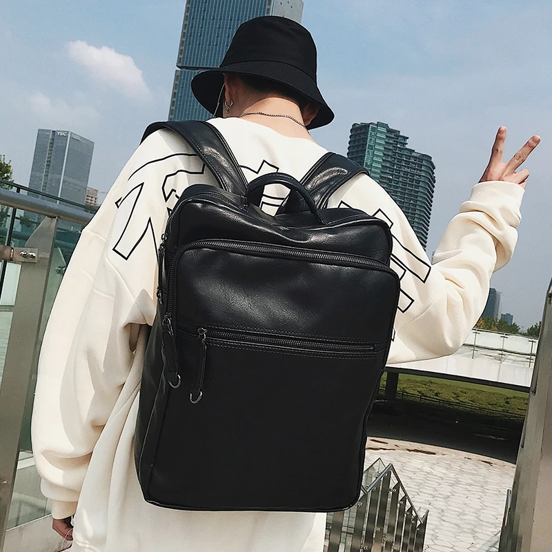 Autumn And Winter Classical Korean Backpack High Capacity retro shoulder bag backpacks Female Travel bag For Boys 90