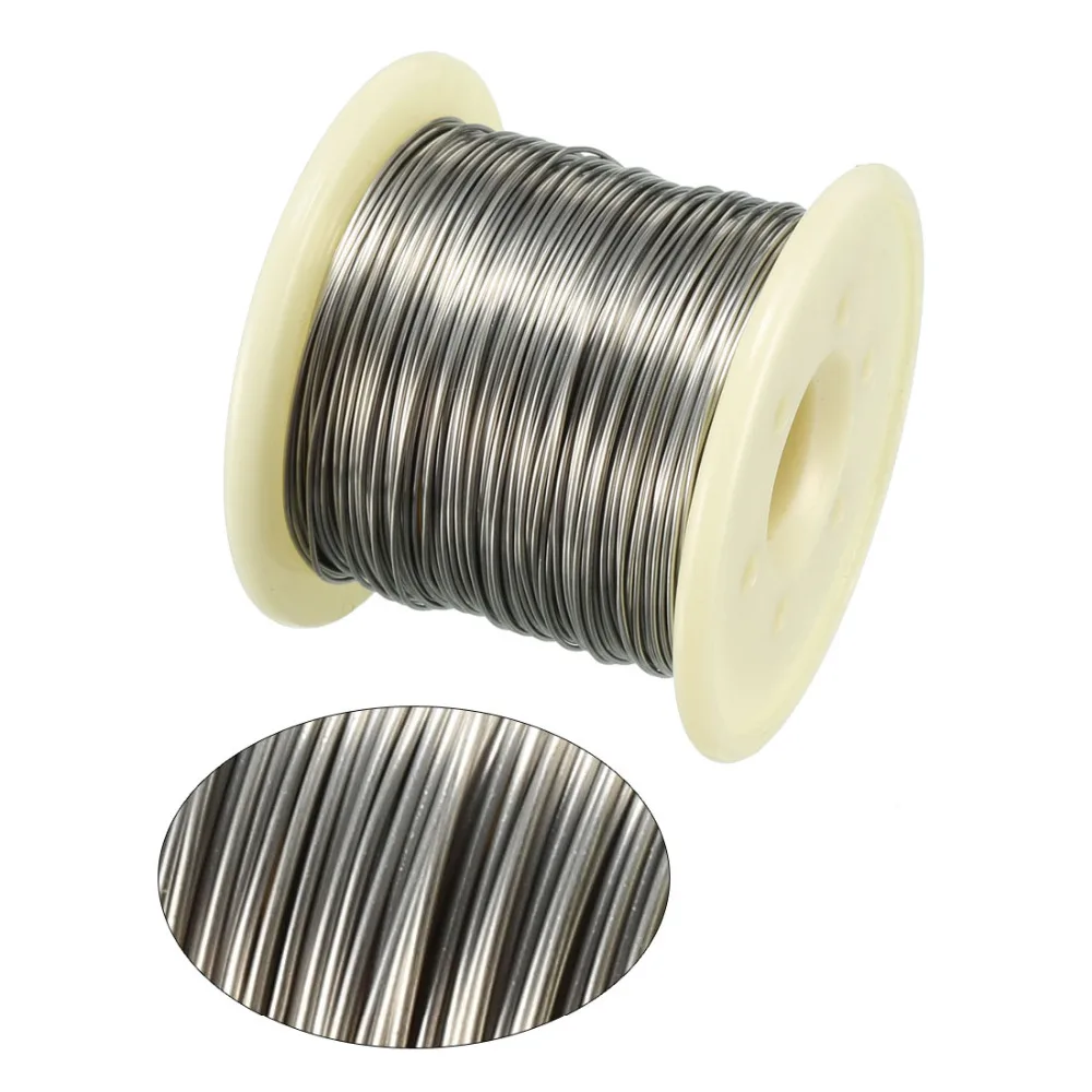 Uxcell 20/21/22/24/27/28/30AWG Nichrome Heating Resistor Wire 0.25mm-0.8mm Diameter Cr20Ni80 Heating Wire Resistance Wires