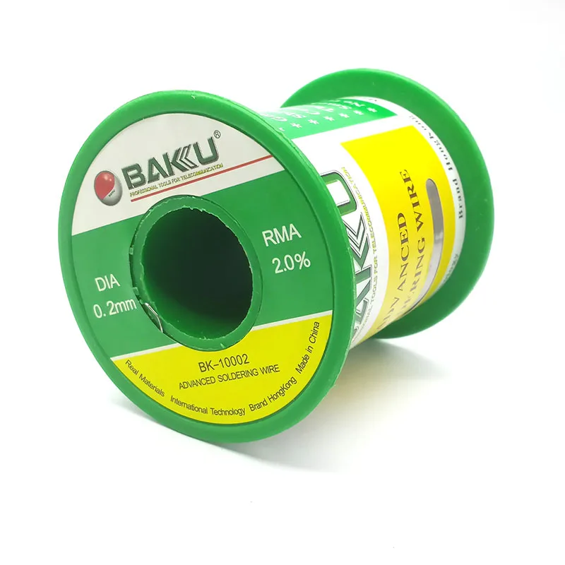 BAKU Professional Lead-free 0.2-0.6mm Unleaded Lead Rosin Core Welding Soldering Wire for Electrical RoHs